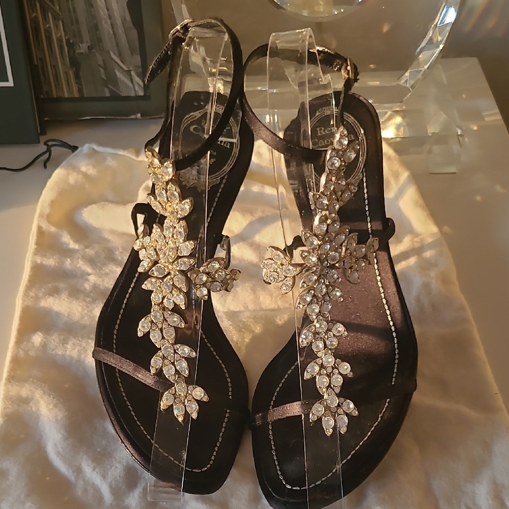 RENE CAOVILLA Crystal Sandals